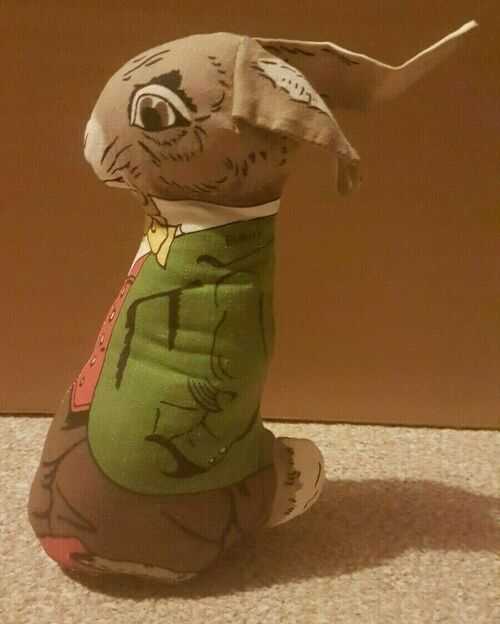 Vintage Dean's Rag Knock-About Toy Stuffed Animal Bunny