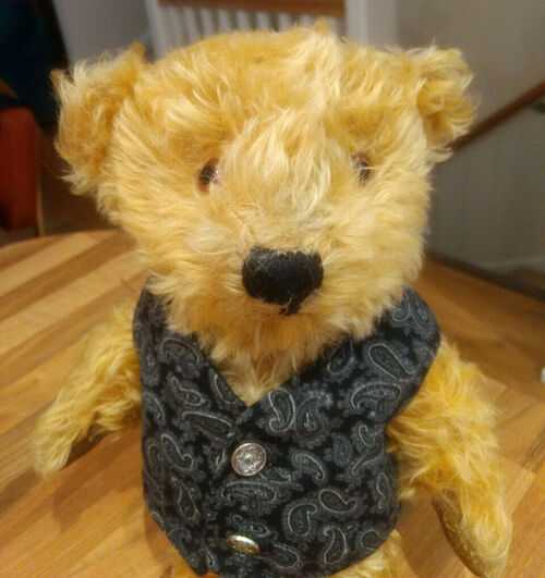 Marty Musical Farnell Bear Antique Vintage Teddy 1950's 1960's Working Music Box