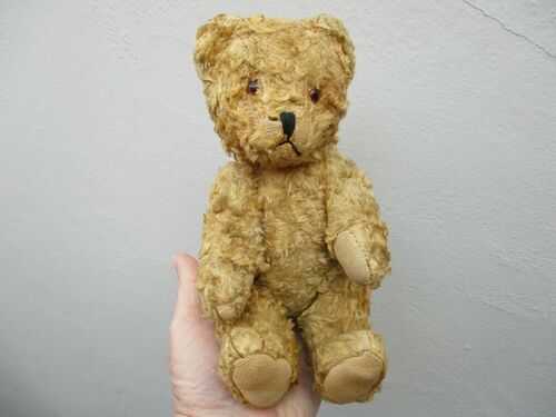 An Adorable Vintage Small 5 Way Jointed Teddy Bear-c1960