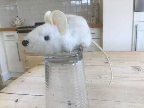 Antique vintage Steiff Mouse,large life size mohair toy Mouse,bears chum.