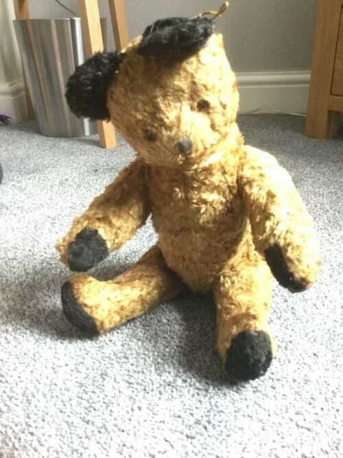 1930s articulated teddy bear......good quality.....good condition...loft find...